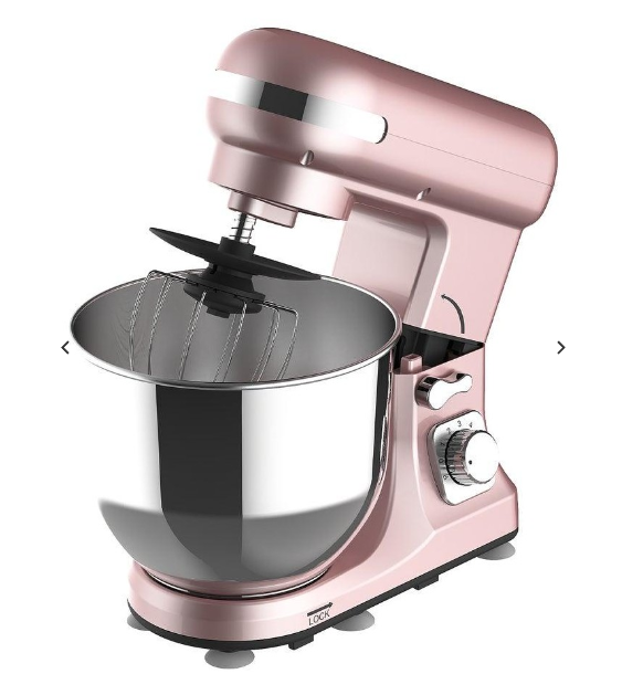 Advwin 6.5L 1400W Stand Mixer, 6-Speed Pink Electric Food Mixer