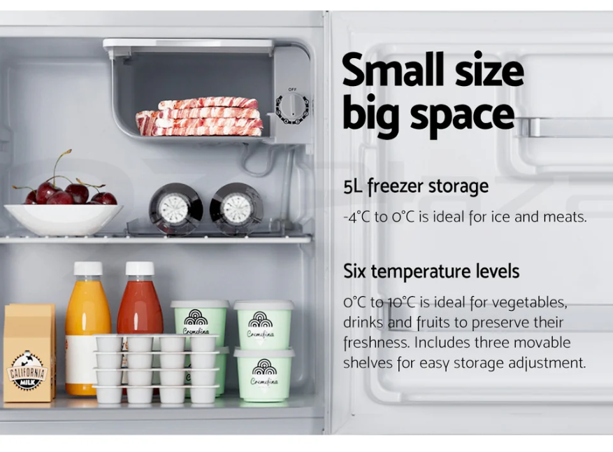 Devanti 48L Bar Fridge White