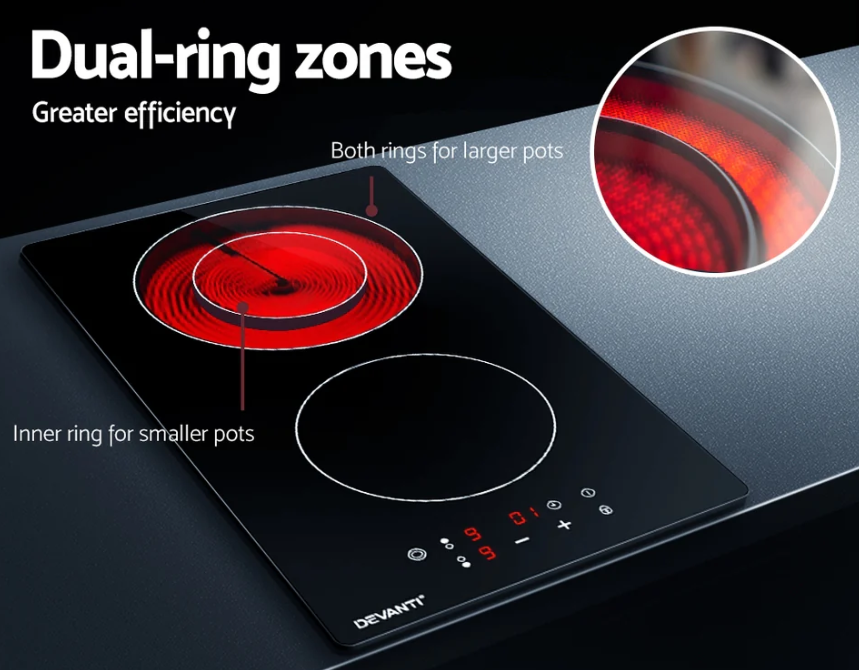 Devanti Electric Ceramic Cooktop 30cm