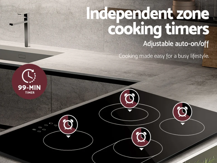 Devanti Electric Ceramic Cooktop 77cm