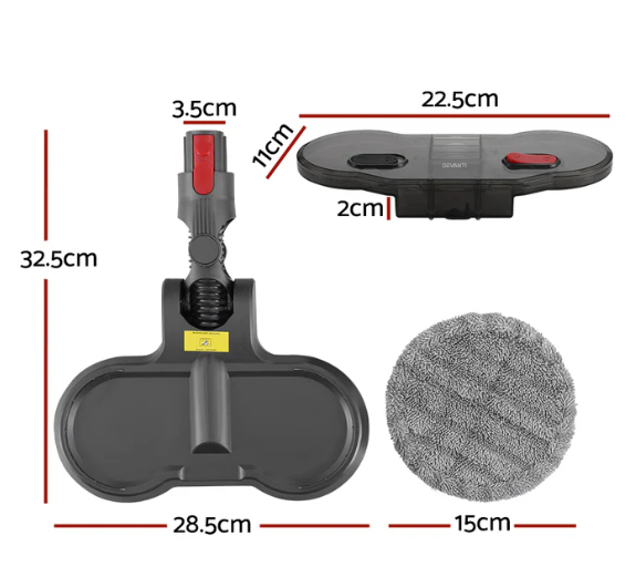 Devanti Electric Mop Head for Dyson V7 8 10 11 15