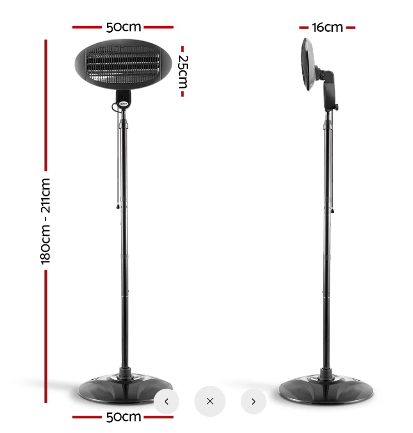 Devanti Electric Patio Heater 2000W