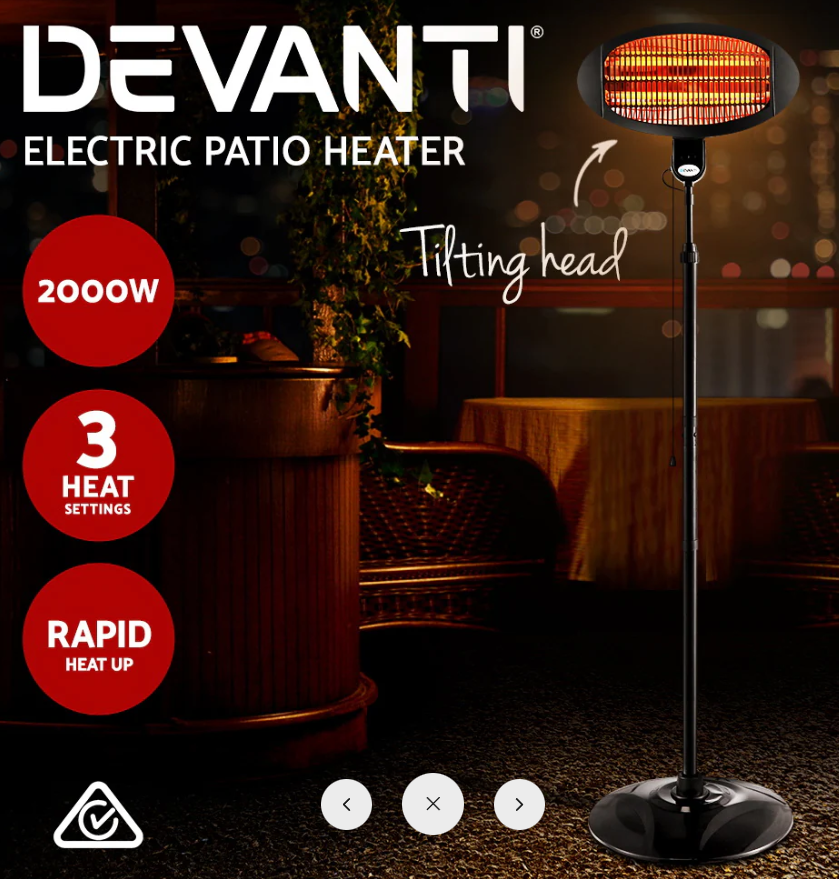 Devanti Electric Patio Heater 2000W