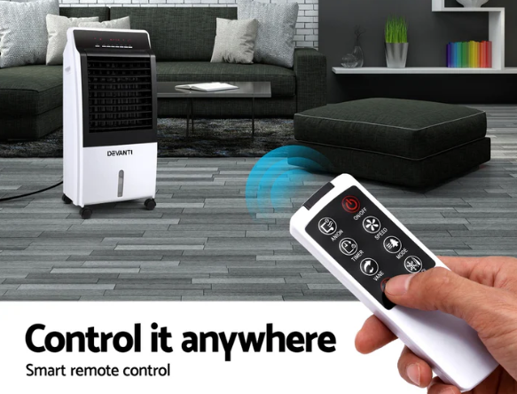 Devanti Evaporative Air Cooler Fan Conditioner 8L