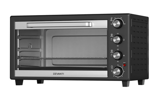 Devanti 60L Convection Oven Electric Fryer Ovens 2000W