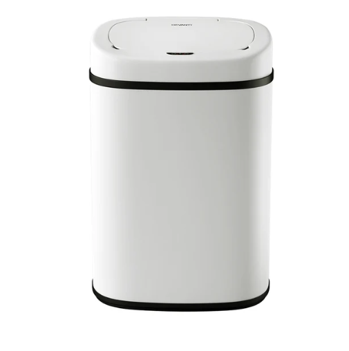 Devanti 82L Motion Sensor Bin Rubbish Automatic White