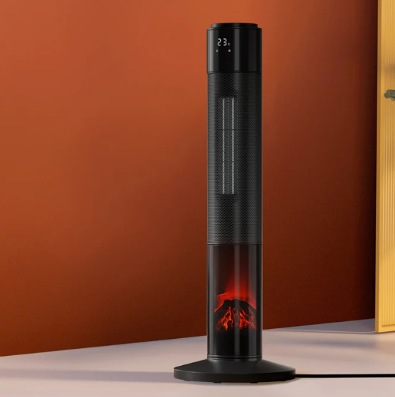 Devanti Ceramic Tower Heater 3D Flame 2000W