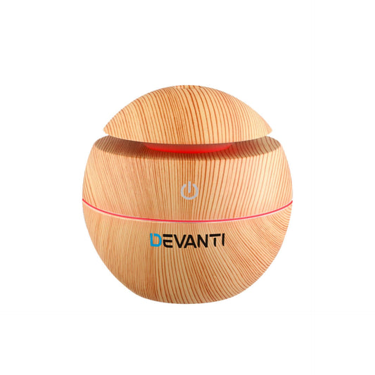 Devanti Aroma Diffuser 130mL Wood Grain